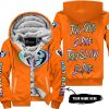 TOO OLD TO RIDE TOO SLOW TO DIE - CUSTOM NAME - THOR RACING - ORANGE - FLEECE ZIP HOODIE