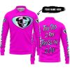 TOO OLD TO RIDE TOO SLOW TO DIE - CUSTOM NAME - THOR RACING - PINK - LONG SLEEVE POLO SHIRT