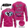 TOO OLD TO RIDE TOO SLOW TO DIE - CUSTOM NAME - THOR RACING - PINK 1 - SWEATER UGLY