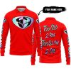 TOO OLD TO RIDE TOO SLOW TO DIE - CUSTOM NAME - THOR RACING - RED - LONG SLEEVE POLO SHIRT