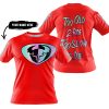TOO OLD TO RIDE TOO SLOW TO DIE - CUSTOM NAME - THOR RACING - RED - T-SHIRT