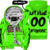THIS WITCH NEEDS MONSTER ENERGY BEFORE ANY HOCUS POCUS HALLOWEEN - FOX RACING - GREEN - FLEECE ZIP HOODIE