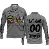 THIS WITCH NEEDS MONSTER ENERGY BEFORE ANY HOCUS POCUS HALLOWEEN - FOX RACING - GREY - LONG SLEEVE POLO SHIRT