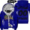 THIS WITCH NEEDS MONSTER ENERGY BEFORE ANY HOCUS POCUS HALLOWEEN - FOX RACING - NAVY - FLEECE ZIP HOODIE
