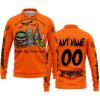 THIS WITCH NEEDS MONSTER ENERGY BEFORE ANY HOCUS POCUS HALLOWEEN - FOX RACING - ORANGE - LONG SLEEVE POLO SHIRT