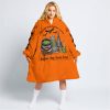THIS WITCH NEEDS MONSTER ENERGY BEFORE ANY HOCUS POCUS HALLOWEEN - FOX RACING - ORANGE - OODIE BLANKET HOODIE