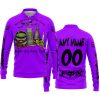 THIS WITCH NEEDS MONSTER ENERGY BEFORE ANY HOCUS POCUS HALLOWEEN - FOX RACING - PURPLE - LONG SLEEVE POLO SHIRT