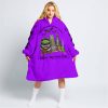 THIS WITCH NEEDS MONSTER ENERGY BEFORE ANY HOCUS POCUS HALLOWEEN - FOX RACING - PURPLE - OODIE BLANKET HOODIE