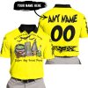 THIS WITCH NEEDS MONSTER ENERGY BEFORE ANY HOCUS POCUS HALLOWEEN - FOX RACING - YELLOW - POLO SHIRT