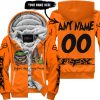 THIS WITCH NEEDS ROCKSTAR ENERGY BEFORE ANY HOCUS POCUS HALLOWEEN - FOX RACING - ORANGE - FLEECE ZIP HOODIE