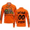 THIS WITCH NEEDS ROCKSTAR ENERGY BEFORE ANY HOCUS POCUS HALLOWEEN - FOX RACING - ORANGE - LONG SLEEVE POLO SHIRT