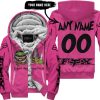 THIS WITCH NEEDS ROCKSTAR ENERGY BEFORE ANY HOCUS POCUS HALLOWEEN - FOX RACING - PINK 1 - FLEECE ZIP HOODIE