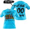 THIS WITCH NEEDS ROCKSTAR ENERGY BEFORE ANY HOCUS POCUS HALLOWEEN - FOX RACING - SKY BLUE - T-SHIRT