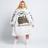 THIS WITCH NEEDS ROCKSTAR ENERGY BEFORE ANY HOCUS POCUS HALLOWEEN - FOX RACING - WHITE - OODIE BLANKET HOODIE