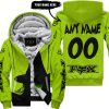 HALLOWEEN WITCH PRINT – FOX RACING – GREEN 1 - FLEECE ZIP HOODIE