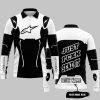 PREMIUM MX – JUST FNKN SEND IT – ALPINESTARS – BLACK - LONG SLEEVE POLO SHIRT