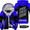 PREMIUM MX – JUST FNKN SEND IT – FOX RACING – BLUE - FLEECE ZIP HOODIE