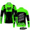 PREMIUM MX – JUST FNKN SEND IT – FOX RACING – GREEN - LONG SLEEVE POLO SHIRT