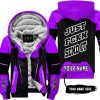 PREMIUM MX – JUST FNKN SEND IT – FOX RACING – PURPLE - FLEECE ZIP HOODIE