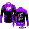 PREMIUM MX – JUST FNKN SEND IT – FOX RACING – PURPLE - LONG SLEEVE POLO SHIRT