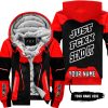 PREMIUM MX – JUST FNKN SEND IT – FOX RACING – RED - FLEECE ZIP HOODIE