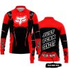 PREMIUM MX – JUST FNKN SEND IT – FOX RACING – RED - LONG SLEEVE POLO SHIRT