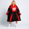 PREMIUM MX – JUST FNKN SEND IT – FOX RACING – RED - OODIE BLANKET HOODIE