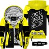 PREMIUM MX – JUST FNKN SEND IT – FOX RACING – YELLOW - FLEECE ZIP HOODIE