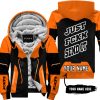 PREMIUM MX – JUST FNKN SEND IT – FXR – ORANGE - FLEECE ZIP HOODIE