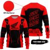 PREMIUM MX – JUST FNKN SEND IT – HONDA – RED - SWEATER UGLY