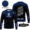 PREMIUM MX – JUST FNKN SEND IT – HUSQVARNA – BLUE - SWEATER UGLY