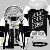 PREMIUM MX – JUST FNKN SEND IT – KAWASAKI – BLACK - FLEECE ZIP HOODIE
