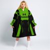 PREMIUM MX – JUST FNKN SEND IT – KAWASAKI – GREEN - OODIE BLANKET HOODIE