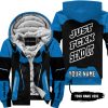 PREMIUM MX – JUST FNKN SEND IT – POLARIS – BLUE - FLEECE ZIP HOODIE