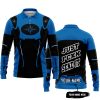 PREMIUM MX – JUST FNKN SEND IT – POLARIS – BLUE - LONG SLEEVE POLO SHIRT