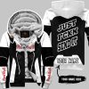PREMIUM MX – JUST FNKN SEND IT – REDBULL – BLACK  - FLEECE ZIP HOODIE
