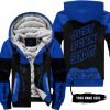 PREMIUM MX – JUST FNKN SEND IT – SUZUKI – BLUE - FLEECE ZIP HOODIE