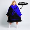 TILL THE FUCKIN FREAKIN TRAINING WHEEL FALL OFF – 3D ALL OVER PRINTED – ALPINESTARS – BLUE - OODIE BLANKET HOODIE
