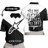 TILL THE FUCKIN FREAKIN TRAINING WHEEL FALL OFF – 3D ALL OVER PRINTED – ALPINESTARS – WHITE - POLO SHIRT