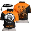 TILL THE FUCKIN FREAKIN TRAINING WHEEL FALL OFF - 3D ALL OVER PRINTED - CAN AM - ORANGE - POLO SHIRT
