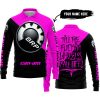 TILL THE FUCKIN FREAKIN TRAINING WHEEL FALL OFF - 3D ALL OVER PRINTED - CAN AM - PINK - LONG SLEEVE POLO SHIRT