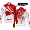 TILL THE FUCKIN FREAKIN TRAINING WHEEL FALL OFF – 3D ALL OVER PRINTED – DUCATI - LONG SLEEVE POLO SHIRT