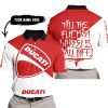 TILL THE FUCKIN FREAKIN TRAINING WHEEL FALL OFF – 3D ALL OVER PRINTED – DUCATI - POLO SHIRT