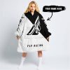 TILL THE FUCKIN FREAKIN TRAINING WHEEL FALL OFF - 3D ALL OVER PRINTED - FLY RACING - BLACK - OODIE BLANKET HOODIE