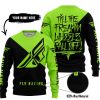 TILL THE FUCKIN FREAKIN TRAINING WHEEL FALL OFF - 3D ALL OVER PRINTED - FLY RACING - GREEN 1 - SWEATER UGLY