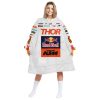 CUSTOM YOUR NAME RED BULL OODIE BLANKET HOODIE JD83