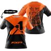 TILL THE FUCKIN FREAKIN TRAINING WHEEL FALL OFF - 3D ALL OVER PRINTED - FXR - ORANGE - T-SHIRT
