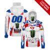 HOODIE MASK | CUSTOM YOUR NAME MONSTER RACING | LIMITED EDITION KO83