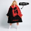 TILL THE FUCKIN FREAKIN TRAINING WHEEL FALL OFF - 3D ALL OVER PRINTED - GAS GAS - RED - OODIE BLANKET HOODIE