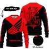 TILL THE FUCKIN FREAKIN TRAINING WHEEL FALL OFF – 3D ALL OVER PRINTED – HONDA – RED - SWEATER UGLY